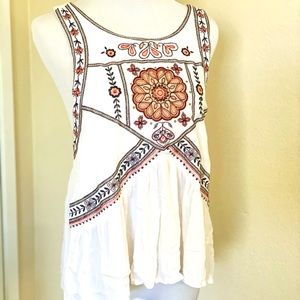 Boho/Free People Style Super Cute Sleeveless Top